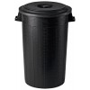 Coperchio per bidone nero 100 lt "MyArte" - 1 pz