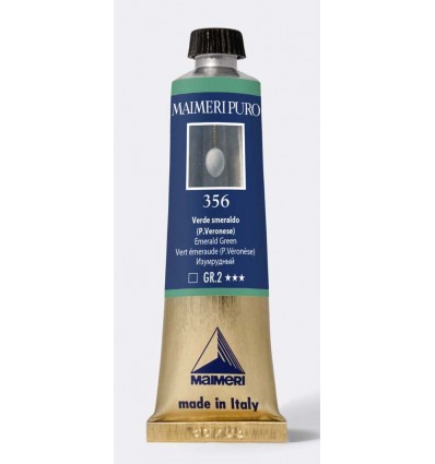 Colore ad olio purissimo Verde P.Veronesi 40 ml Maimeri