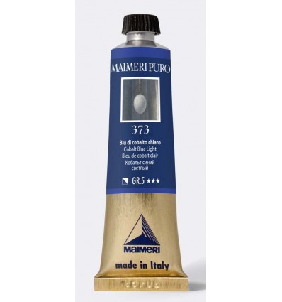 Colore ad olio purissimo Blu cobalto chiaro 40 ml Maimeri