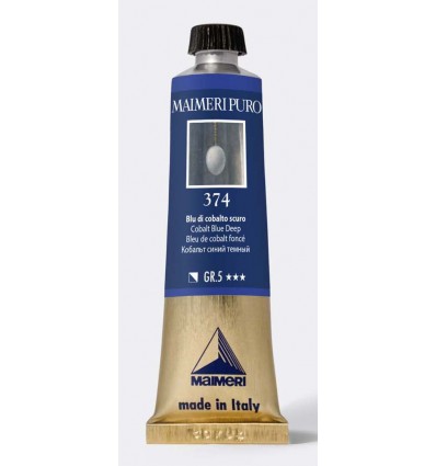 Colore ad olio purissimo Blu cobalto scuro 40 ml Maimeri