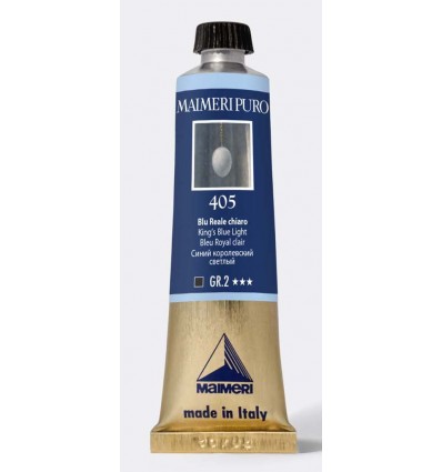 Colore ad olio purissimo Blu reale chiaro 40 ml Maimeri