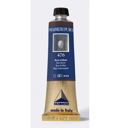 Colore ad olio purissimo Bruno di Marte 40 ml Maimeri