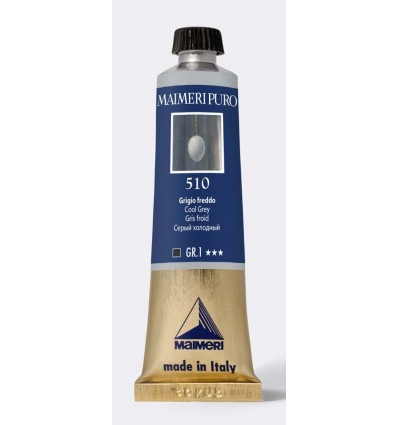 Colore ad olio purissimo Grigio freddo 40 ml Maimeri