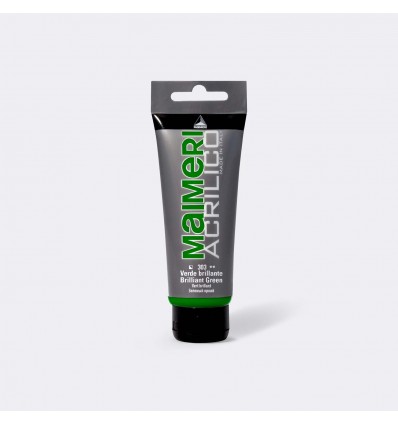 Colore acrilico satinato,200 ml Verde brilla. chiaro MAIMERI