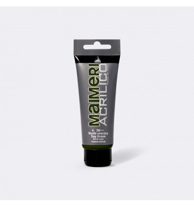 Colore acrilico satinato, 200 ml Verde vescica MAIMERI