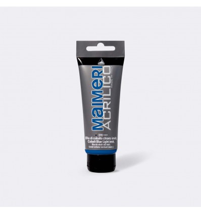 Colore acrilico satinato,200 ml Blu cobalto chi. im. MAIMERI