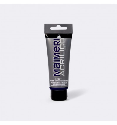 Colore acrilico satinato,200 ml Violetto perm. ross. MAIMERI