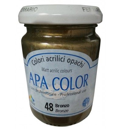 Colore acrilico opaco,150 ml Carminio "Ferrario"