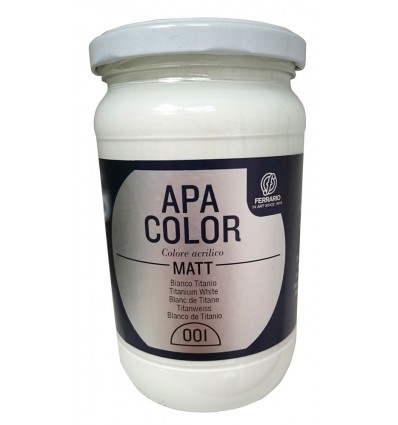 Colore acrilico opaco, 700 ml Bianco Titanio FERRARIO