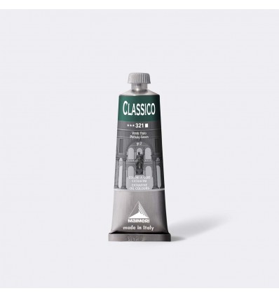 Colore ad olio extrafine, 60 ml Verde ftalo "MAIMERI"