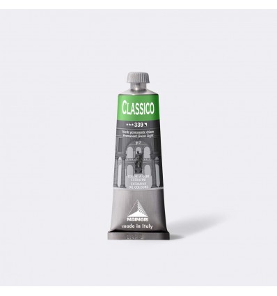 Colore ad olio extrafine, 60 ml Verde perm. chiaro "MAIMERI"