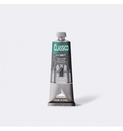 Colore ad olio extrafine,60 ml Verde smeraldo Veron. MAIMERI