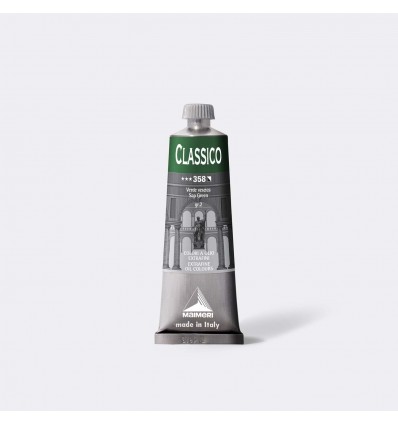 Colore ad olio extrafine, 60 ml Verde vescica "MAIMERI"