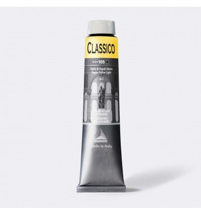 Colore ad olio extrafine, 200 ml Giallo Napoli chia. MAIMERI